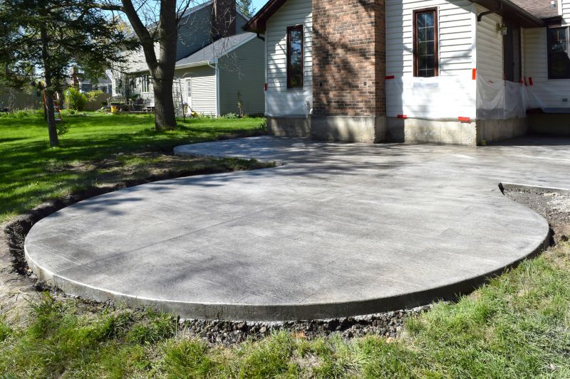 Finished Cement Patio